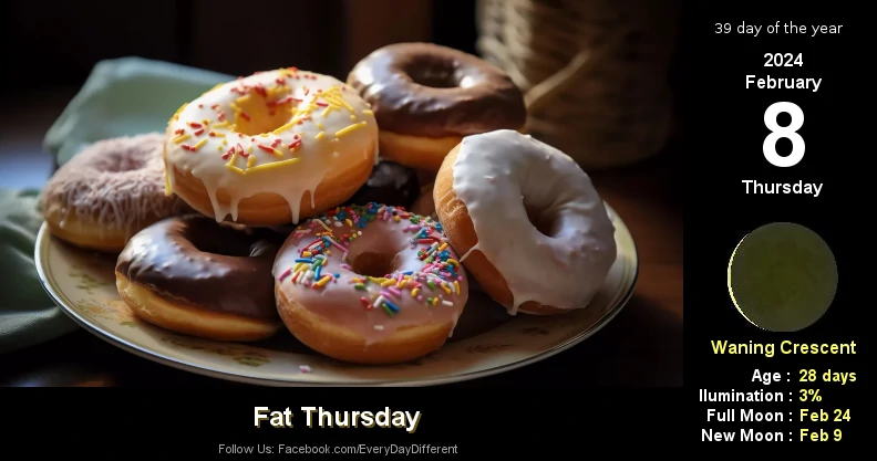 Fat Thursday 2024 - February 8