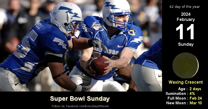 February 11 - Super Bowl Sunday 2024