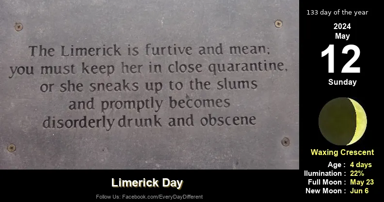 Limerick Day - May 12