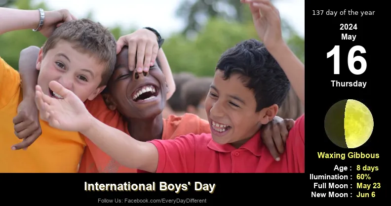 International Boys' Day - May 16