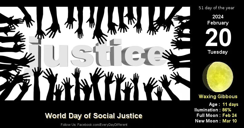 World Day of Social Justice - February 20